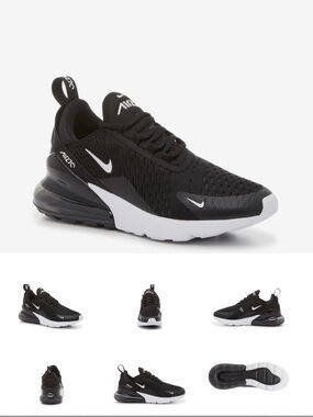 Nike Black & White Air Max 270 Sneakers - 8.5 Women’s